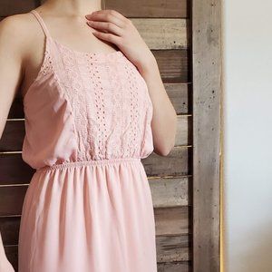 Blush Pink Maxi Dress